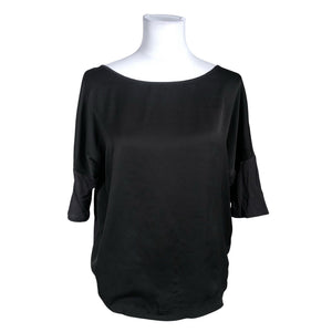 Unisex Benetton - Short-sleeved blouse, size 38 - Black (1)