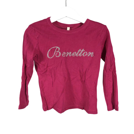 Unisex Benetton - Tricot shirt, size 98 - 104 - Pink ()
