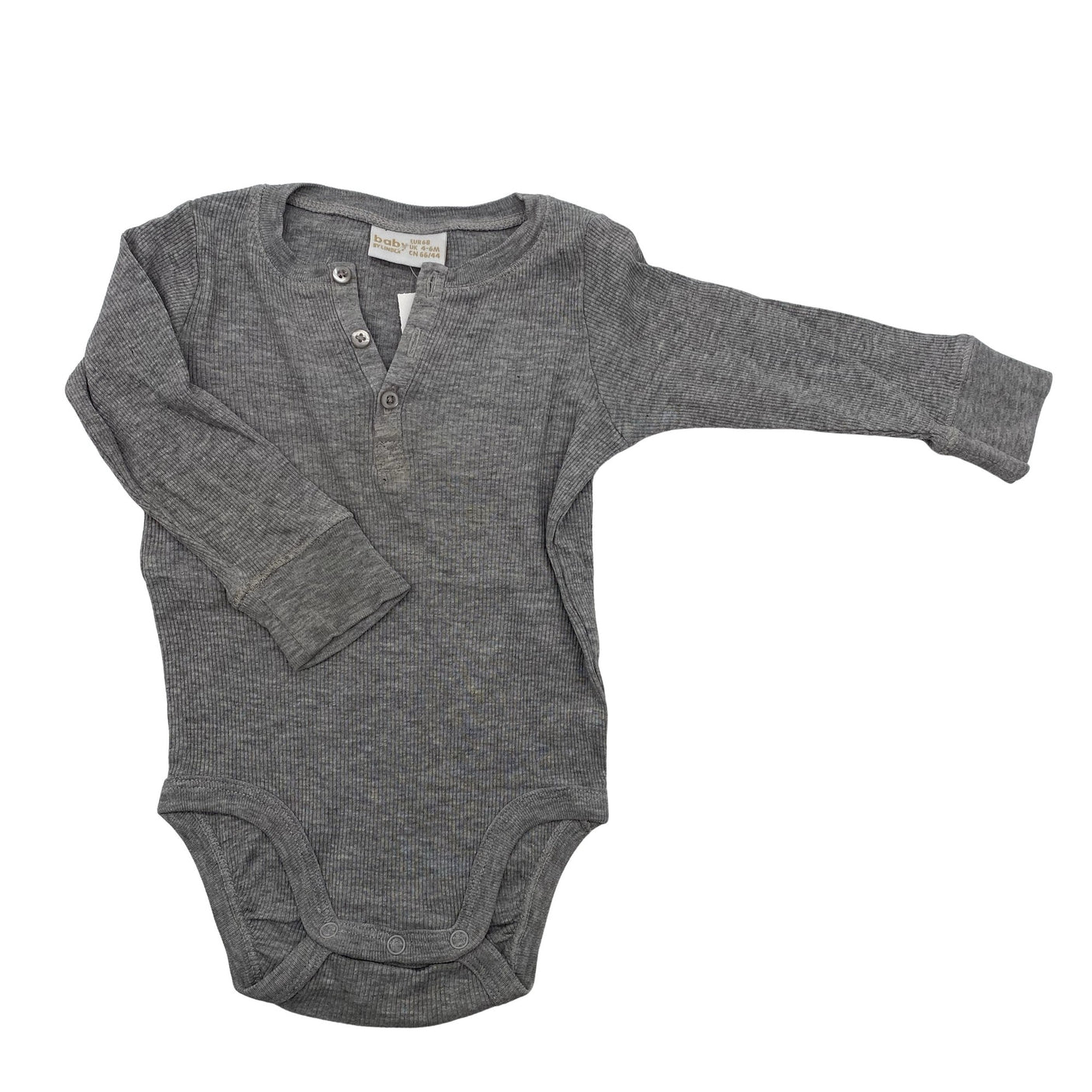 Unisex Lindex - Body, size 62 - 68 - Gray (1)
