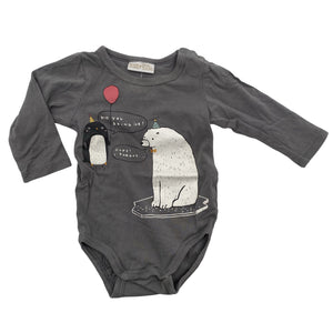 Unisex Lindex - Body, size 56 - 62 - Gray (1)