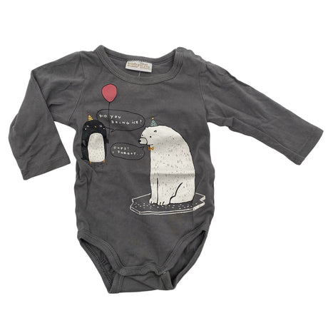 Unisex Lindex - Body, size 56 - 62 - Gray ()