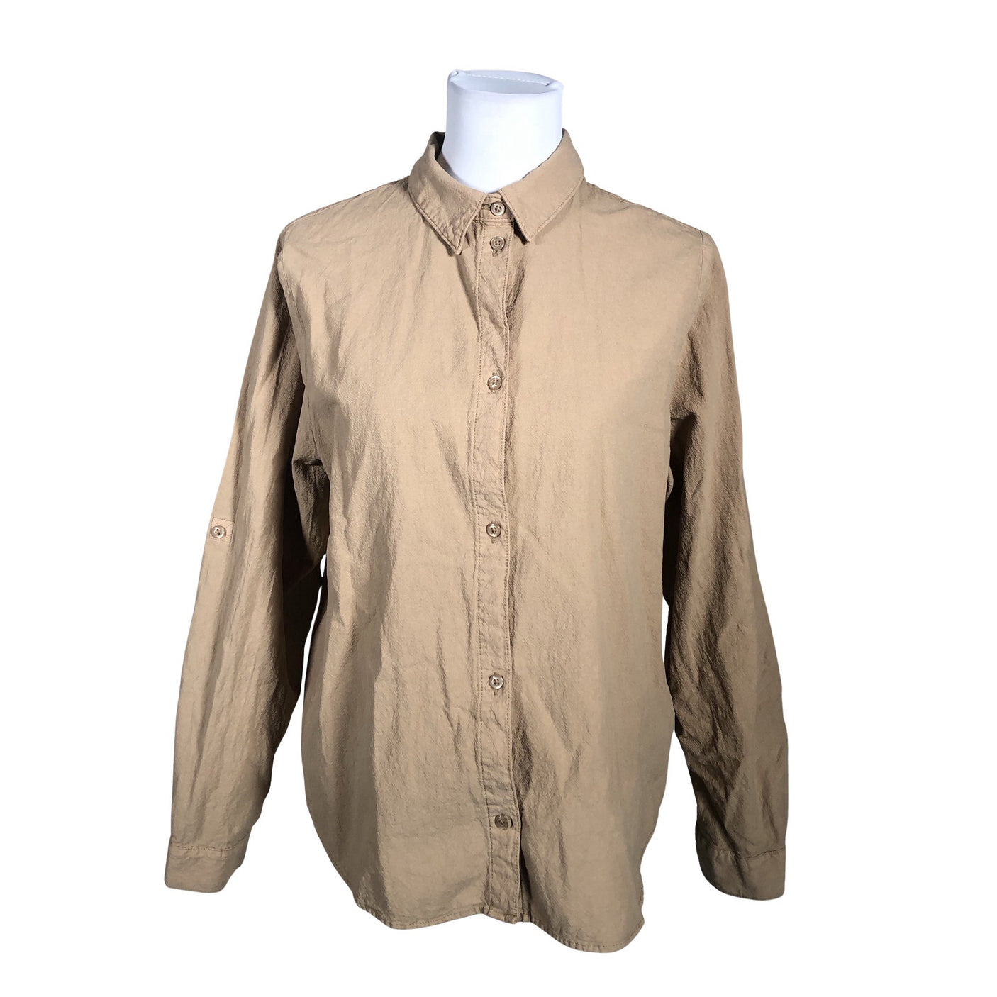 Unisex Kaffe - Collared shirt, size 38 - Beige (1)