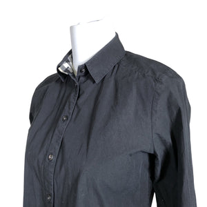 Unisex Burberry Brit - Collared shirt, size 36 - Black (2)
