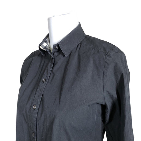 Unisex Burberry Brit - Collared shirt, size 36 - Black (2)