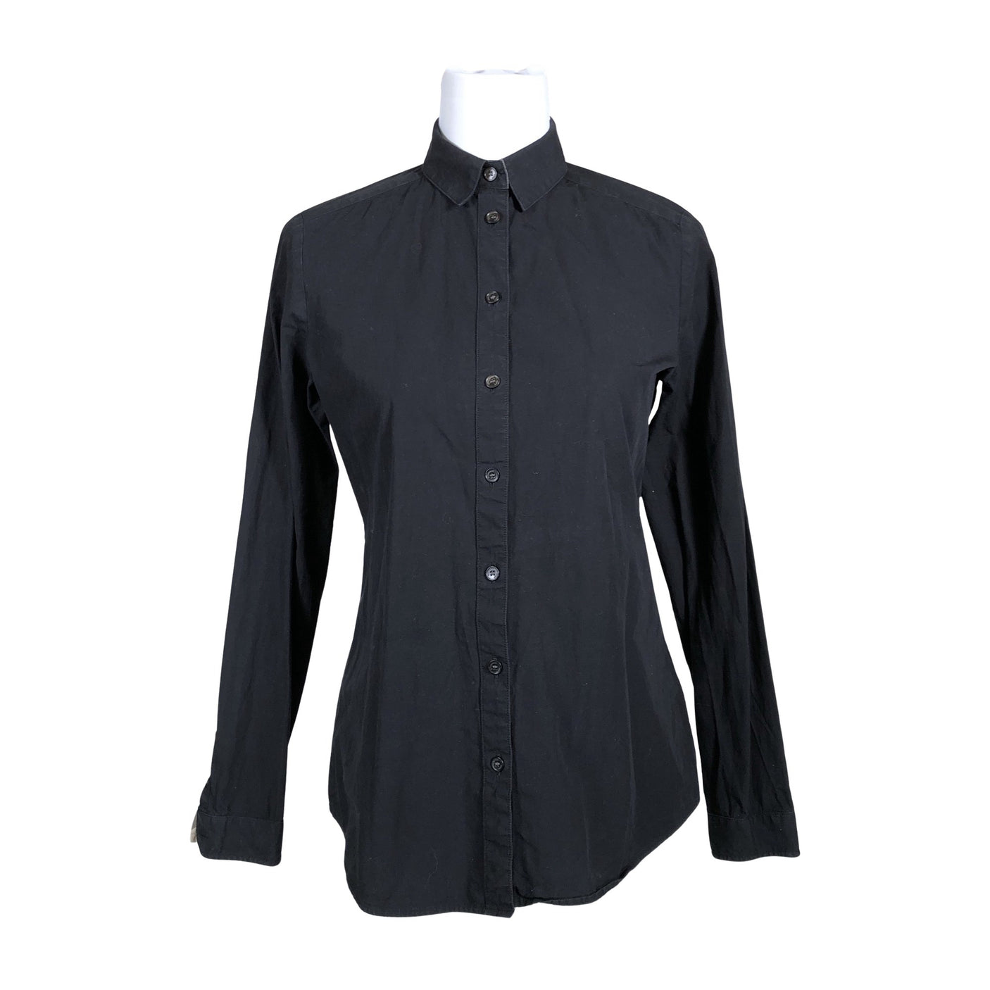 Unisex Burberry Brit - Collared shirt, size 36 - Black (1)