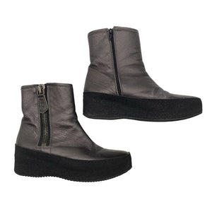 Unisex Nude - Ankle boots, size 39 - Black (1)