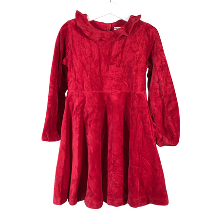 Unisex Polarn O. Pyret - Sweatshirt dress, size 110 - 116 - Red ()