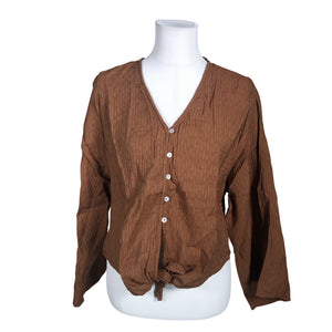 Unisex Lindex - Blouse, size 38 - Brown (1)