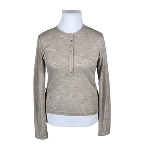 Unisex Guaja - Tricot shirt, size 44 - Beige (1)