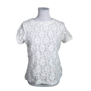 Unisex Lauren Ralph Lauren - Short-sleeved blouse, size 40 - White (1)