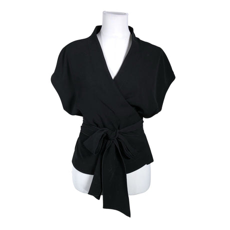 Unisex Muotikuu - Short-sleeved blouse, size 40 - Black ()