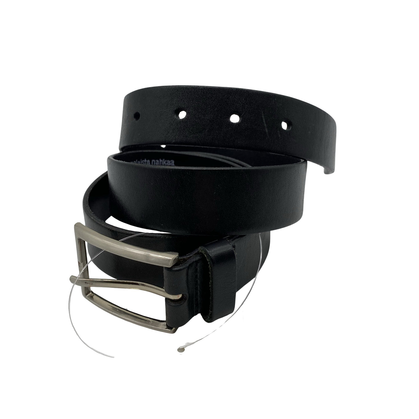 Unisex Veniz - Leather belt, size Ei kokoa - Black (1)