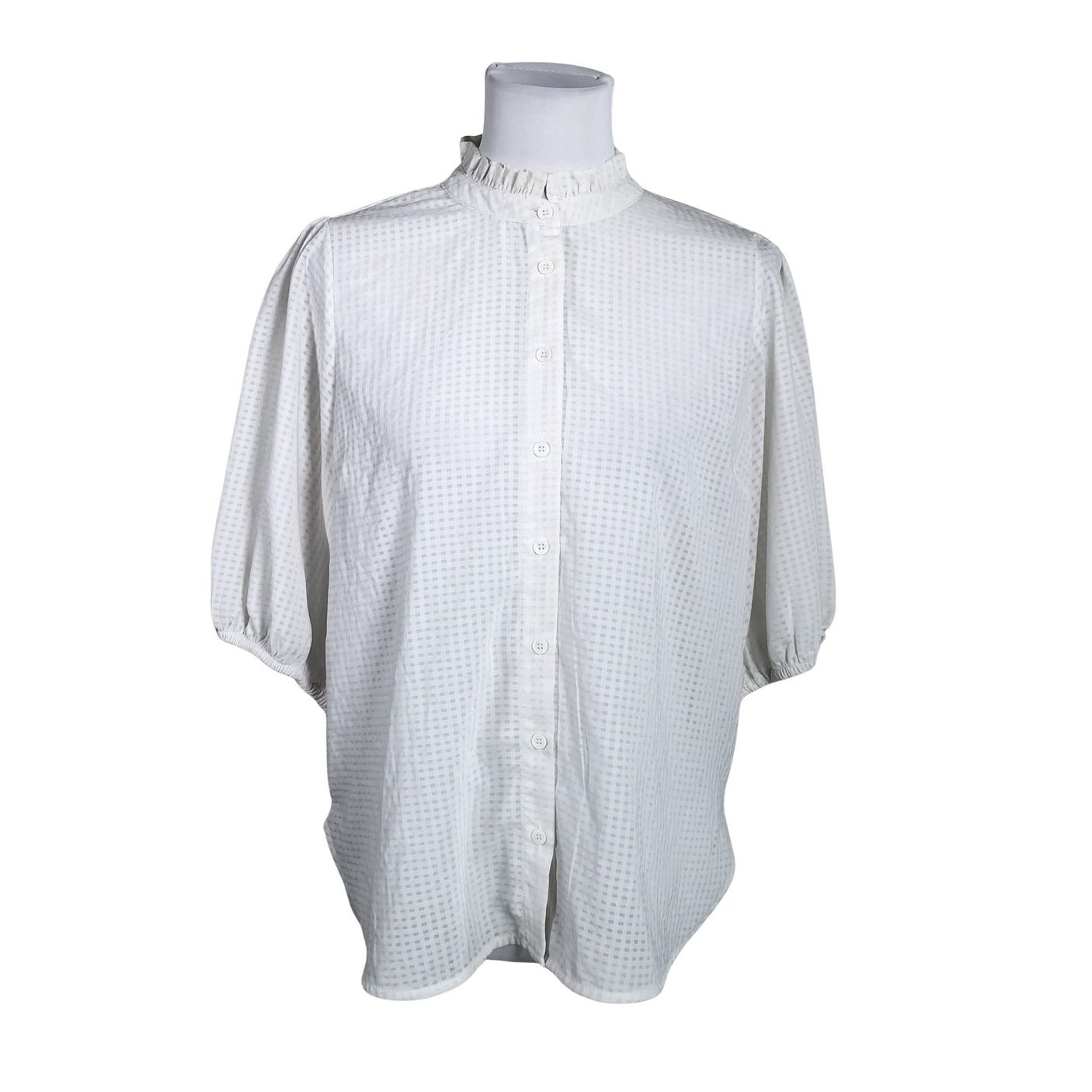 Unisex Second Female - Short-sleeved blouse, size 38 - White (1)