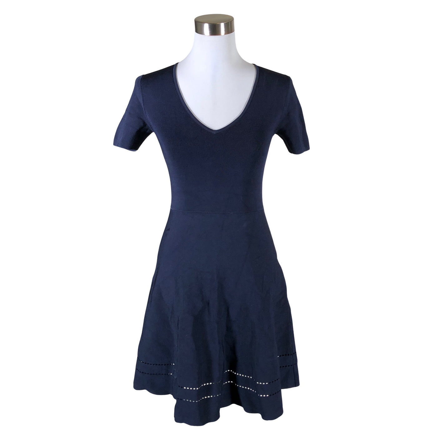 Unisex Massimo Dutti - Knit dress, size 38 - Blue