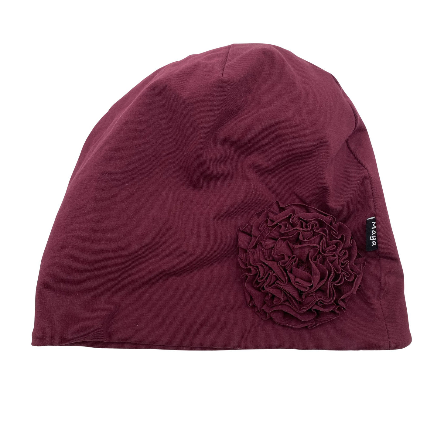 Unisex Little Maya - Winter beanie, size 54 - 56 cm - Wine red (1)
