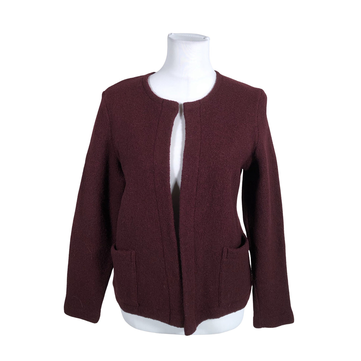 Unisex Aino - Cardigan, size 36 - Wine red (1)