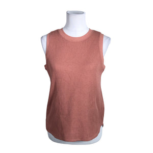 Unisex Uniqlo - Tricot tank top, size 36 - Light pink (1)