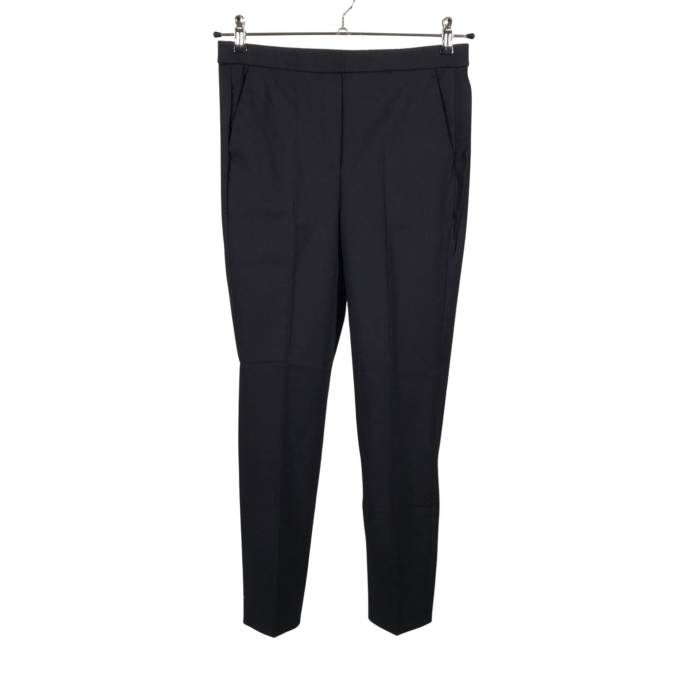 Unisex Massimo Dutti - Straight leg trousers, size 36 - Black (1)