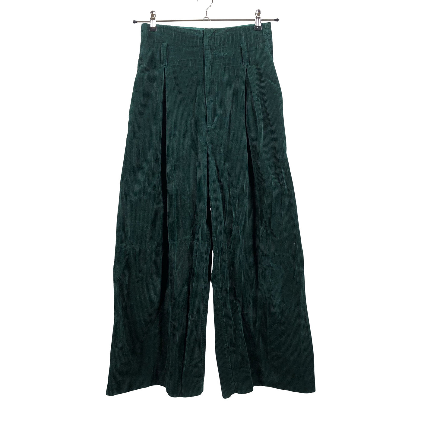 Unisex &Other Stories - Velvet pants, size 36 - Green (1)