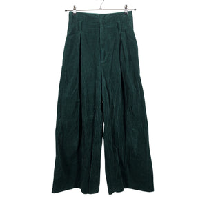 Unisex &Other Stories - Velvet pants, size 36 - Green (1)