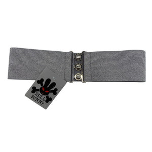 Unisex Hell Bunny - Fabric belt, size Ei kokoa - Silver (1)