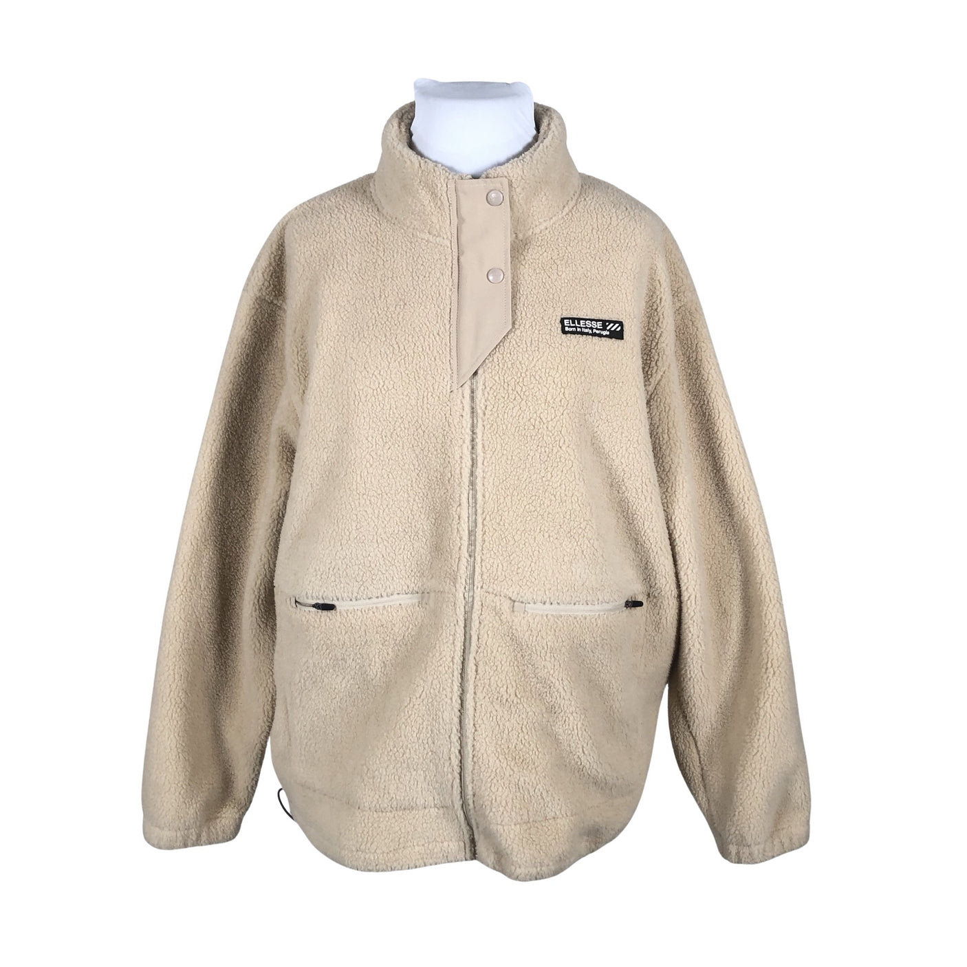 Unisex Ellesse - Fleece jacket, size 44 - Beige (1)