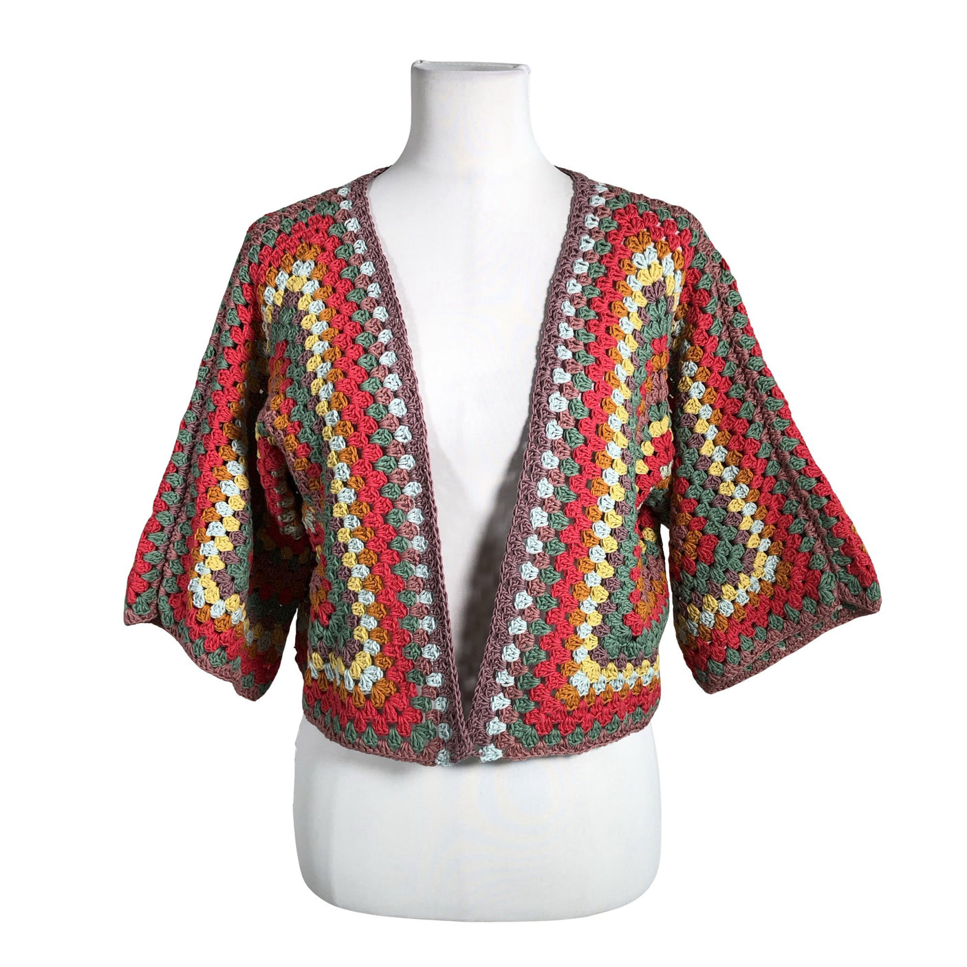 Unisex Handmade - Cardigan, size 38 - Green (1)