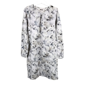 Unisex Molo Kids - Tricot dress, size 134 - 140 - Gray (1)