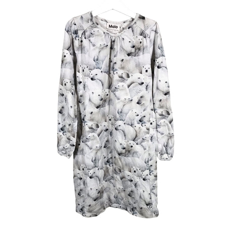 Unisex Molo Kids - Tricot dress, size 134 - 140 - Gray ()