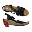 Unisex Rieker - Wedge sandals, size 39 - Black ()