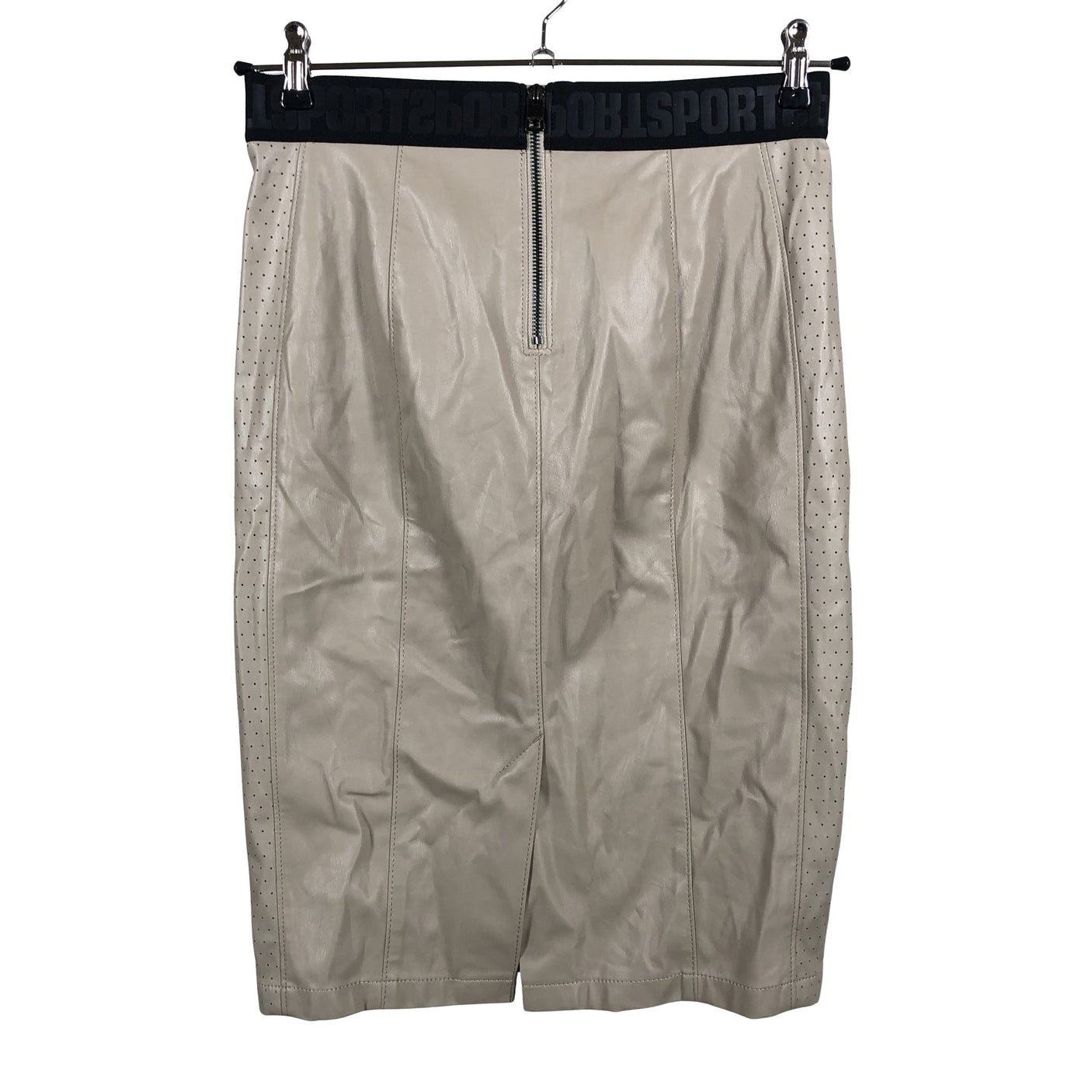 Unisex Marc Cain - Leather skirt, size 38 - Beige (2)