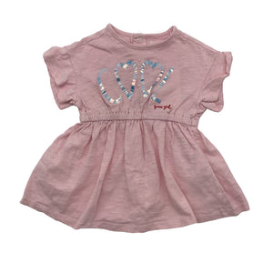 Unisex Guess - Tricot dress, size 74 - 80 - Light pink (1)