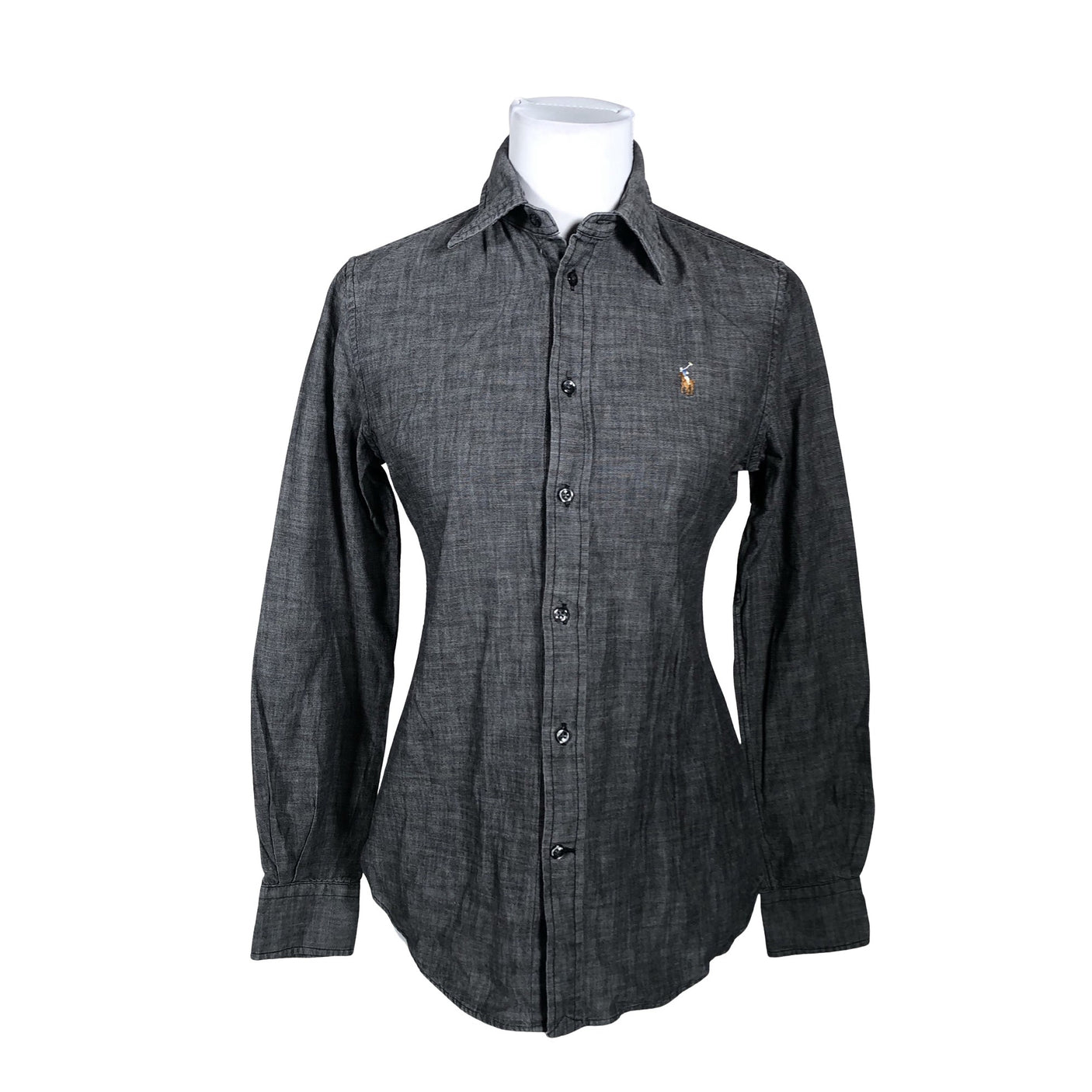 Unisex Polo Ralph Lauren - Collared shirt, size 36 - Gray (1)