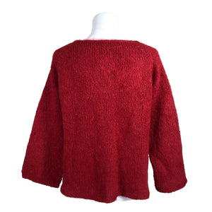 Unisex Handmade - Cardigan, size 40 - Red (3)
