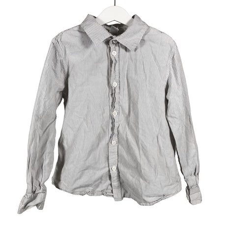 Unisex Lindex - Collared shirt, size 134 - 140 - Gray ()