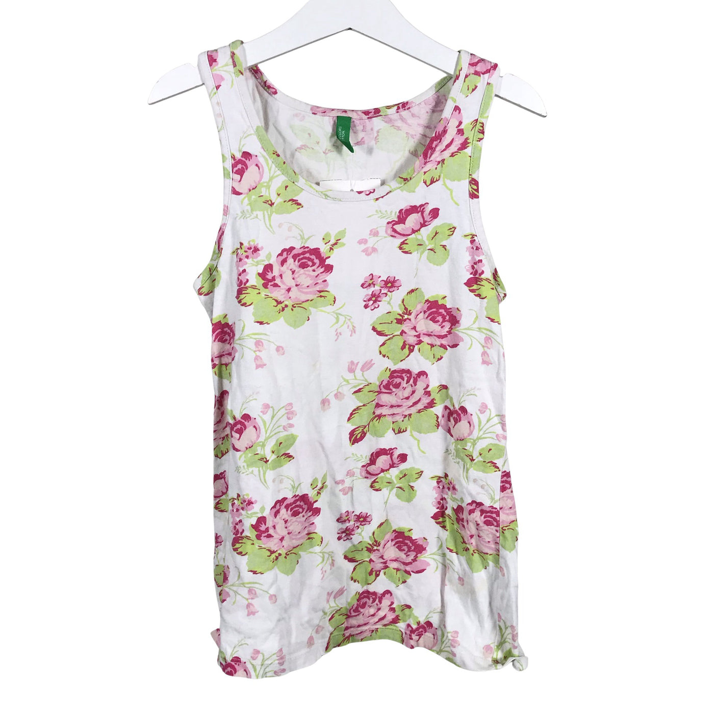 Unisex Benetton - Tricot tunic, size 128 - 134 - White (1)