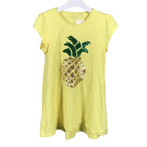 Unisex Name It - Tricot dress, size 128 - 134 - Yellow (1)