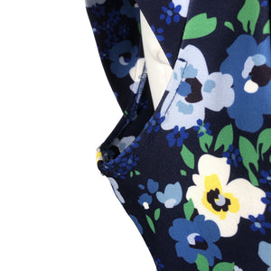 Unisex Lady Vintage - Tricot dress, size 46 - Blue (2)