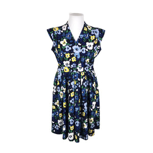 Unisex Lady Vintage - Tricot dress, size 46 - Blue (1)