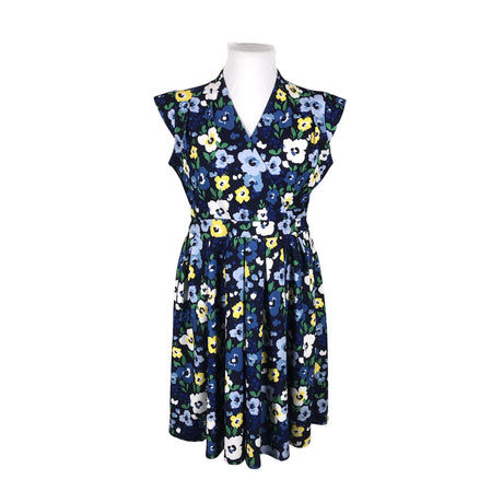 Unisex Lady Vintage - Tricot dress, size 46 - Blue ()