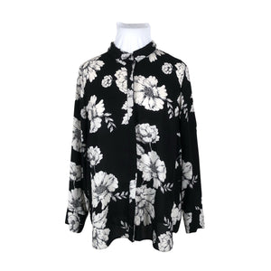 Unisex Dorothy Perkins - Schiffon tunic, size 48 - Black (1)