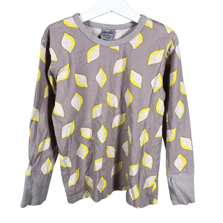 Unisex NOSH - Tricot shirt, size 122 - 128 - Gray ()