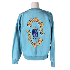 Unisex Karl Kani - Sweatshirt, size 38 - Turquoise (2)