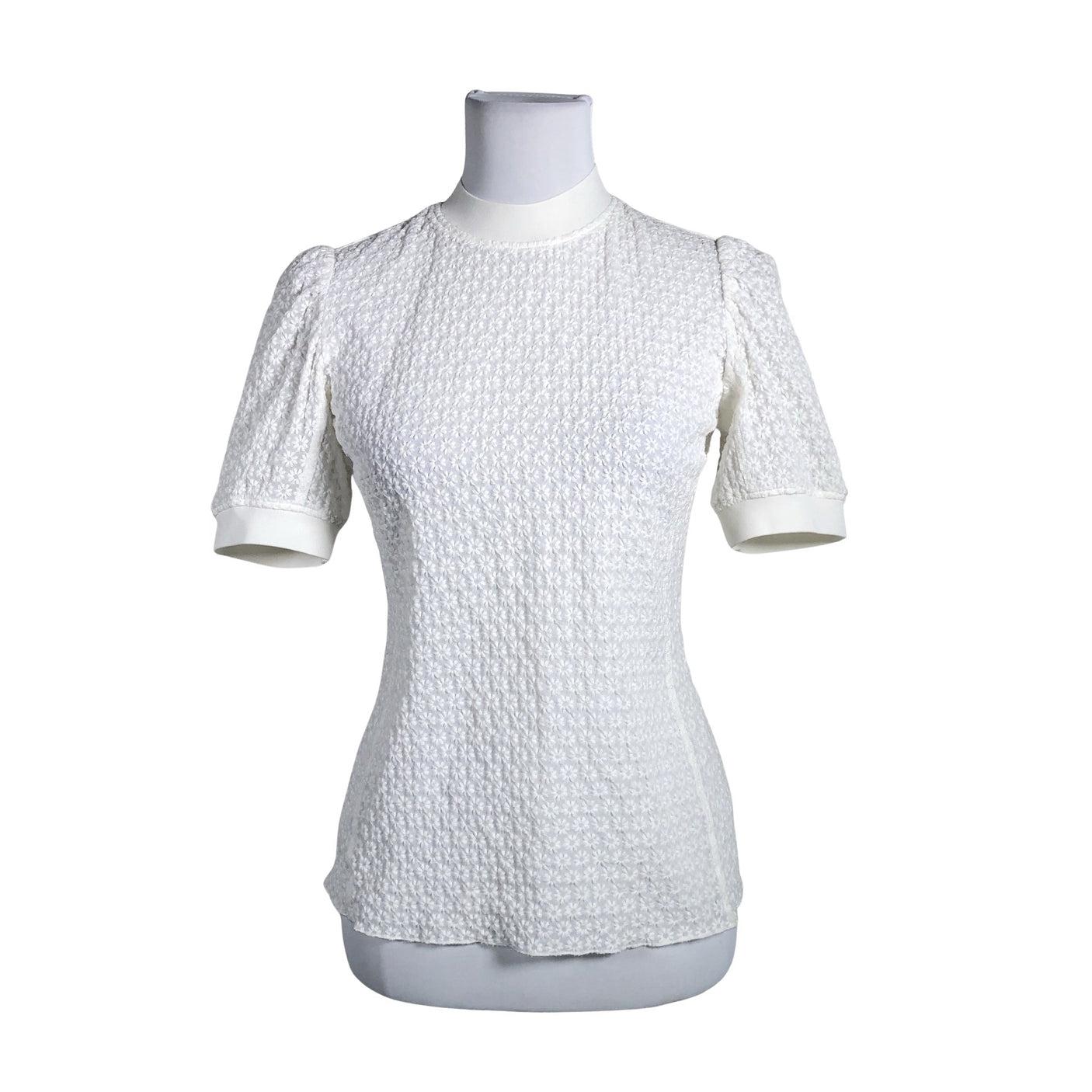 Unisex Arket - Short-sleeved blouse, size 36 - White (1)