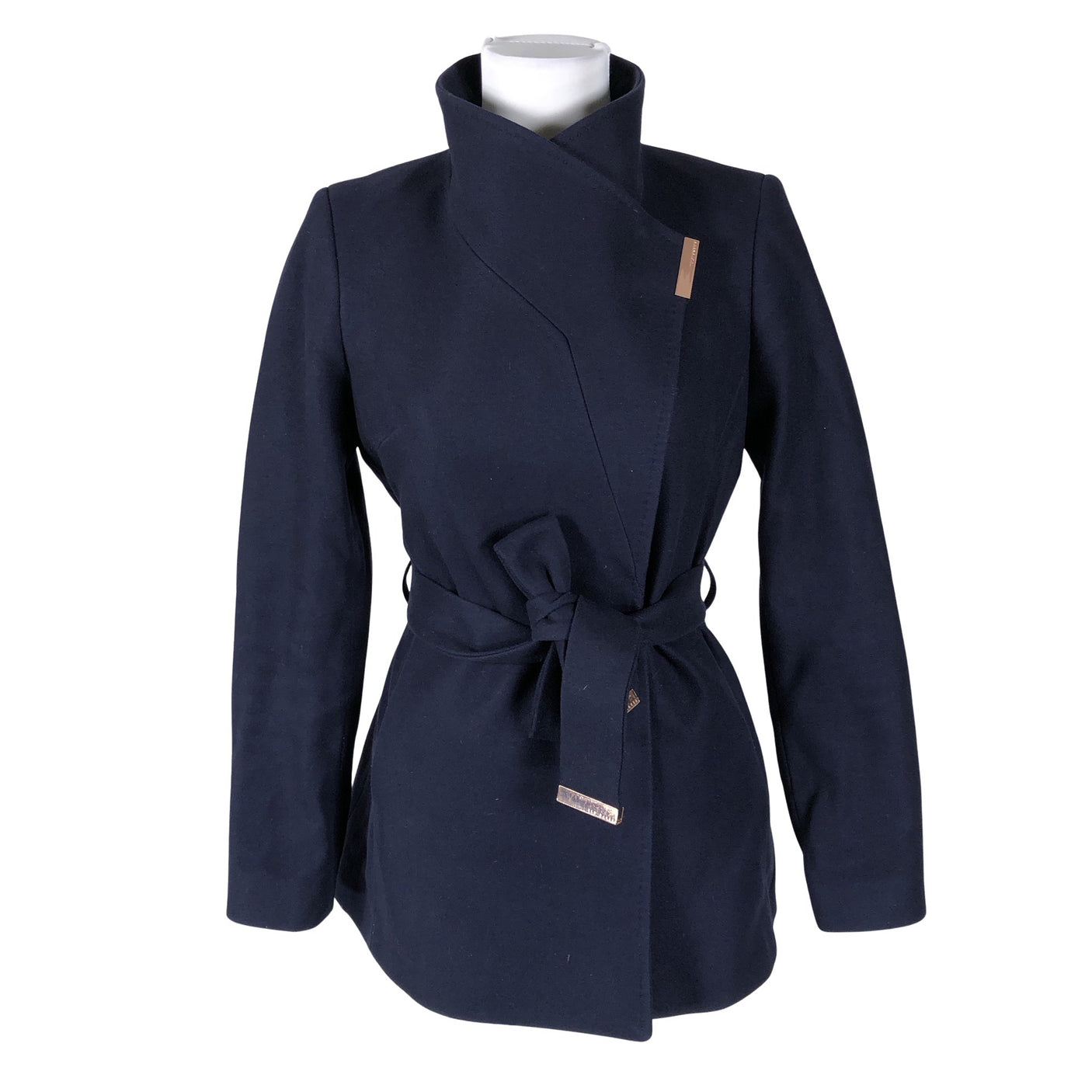 Unisex Ted Baker - Wool coat, size 34 - Blue (1)
