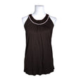 Unisex Laurèl - Tricot tank top, size 36 - Brown ()