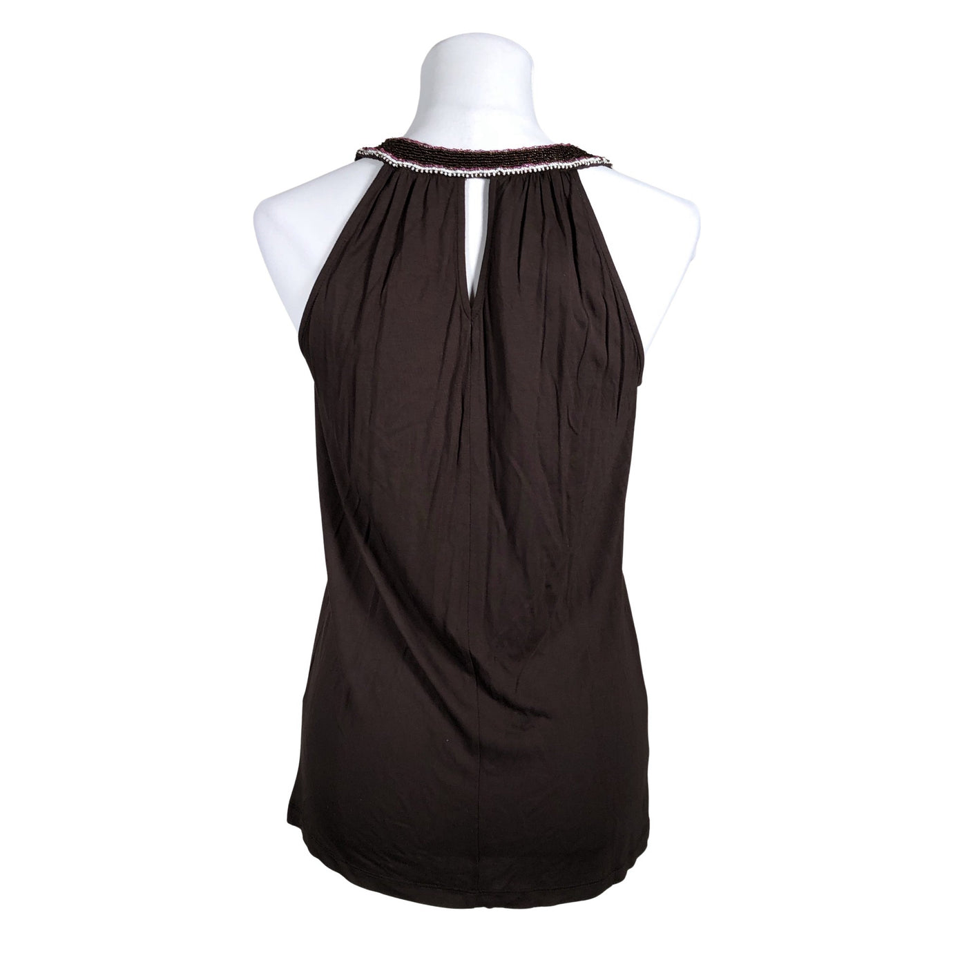 Unisex Laurèl - Tricot tank top, size 36 - Brown (2)