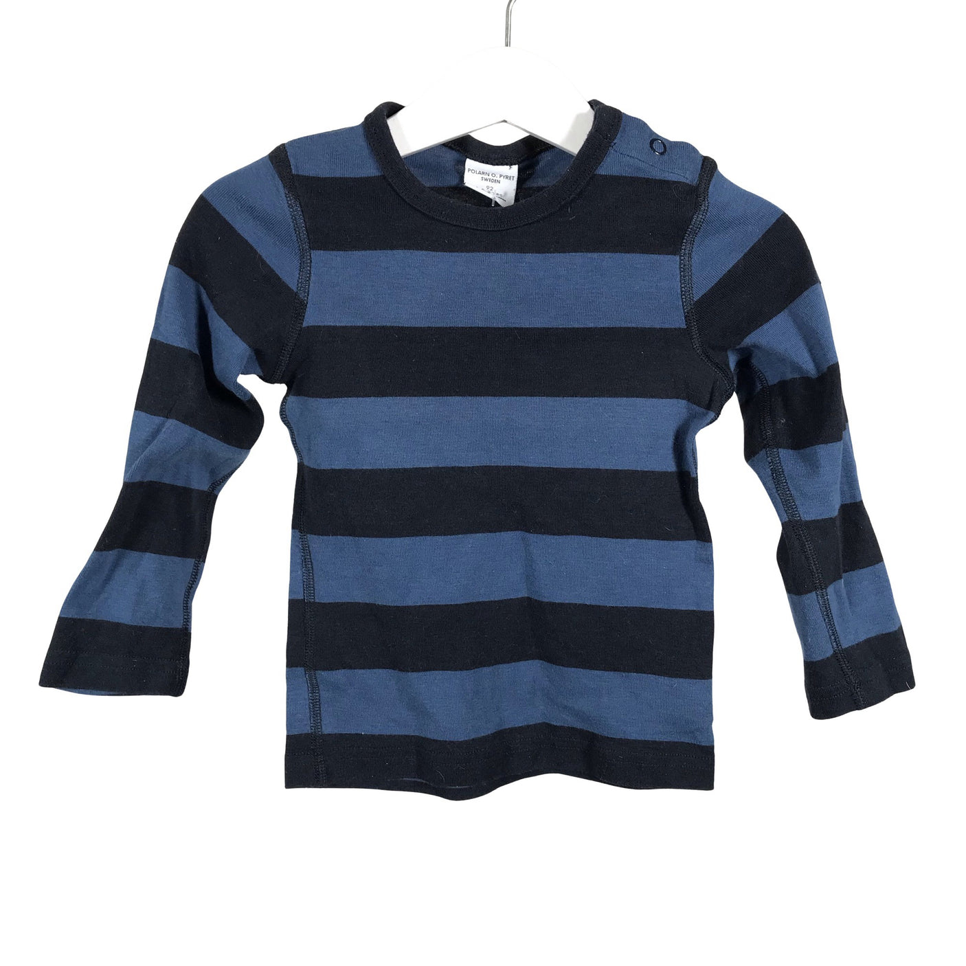 Unisex Polarn O. Pyret - Tricot shirt, size 86 - 92 - Blue (1)