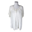 Unisex Peppercorn - Short-sleeved blouse, size 40 - White ()