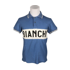 Unisex Bianchi Milano - Polo shirt, size M - Light blue (1)